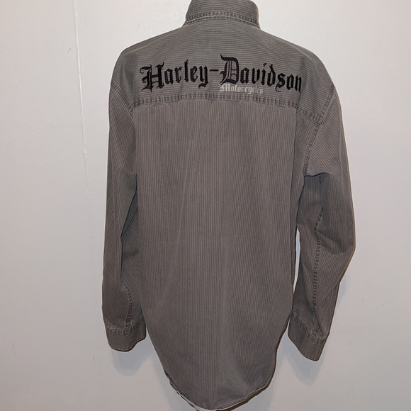 Harley-Davidson Mens Snap Down Casual Shirt - Picture 8 of 10